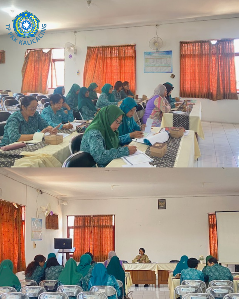 Pertemuan Rutin TP PKK Kelurahan Kalicacing